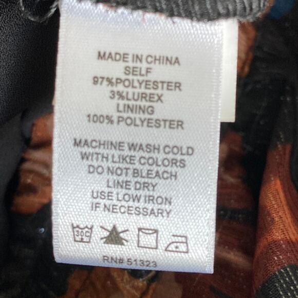 Parker Emily Dark Floral Maxi Skirt‎ Women XL Teal Cottagecore Whimsigoth NWT - Picture 8 of 11